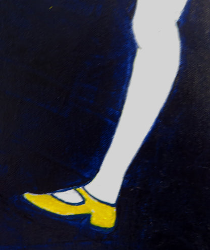 Morton Salt Girl 1968 framed - Art goes to War