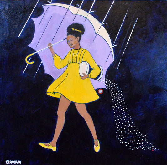 Morton Salt Girl African Version. Art Print - Art goes to War