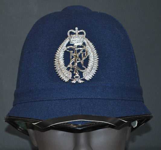 New Zealand Police Helmet, 1984, Winter Blue. - Art goes to War