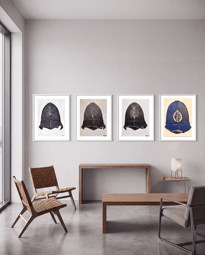 New Zealand Police Helmet Blue 1995 - Art goes to War