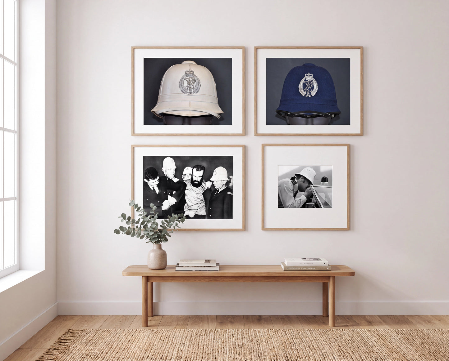 New Zealand Police Helmet Blue 1995 - Art goes to War