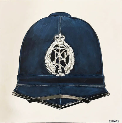 New Zealand Police Helmet Blue 1995 - Art goes to War
