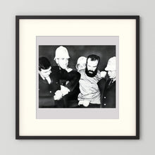 New Zealand Police, Jan. 24, 1967 wearing White Summer Helmets — photograph presentation mockup