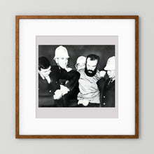 New Zealand Police, Jan. 24, 1967 wearing White Summer Helmets — photograph presentation mockup