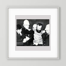 New Zealand Police, Jan. 24, 1967 wearing White Summer Helmets — photograph presentation mockup