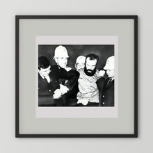 New Zealand Police, Jan. 24, 1967 wearing White Summer Helmets — photograph presentation mockup