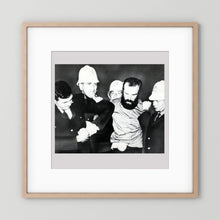 New Zealand Police, Jan. 24, 1967 wearing White Summer Helmets — photograph presentation mockup