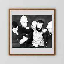 New Zealand Police, Jan. 24, 1967 wearing White Summer Helmets — photograph presentation mockup