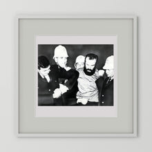 New Zealand Police, Jan. 24, 1967 wearing White Summer Helmets — photograph presentation mockup
