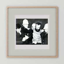 New Zealand Police, Jan. 24, 1967 wearing White Summer Helmets — photograph presentation mockup