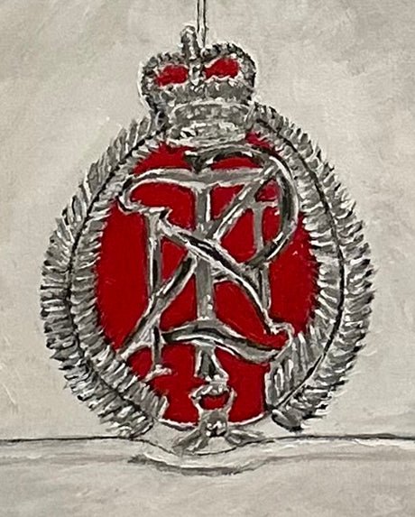 New Zealand Police Summer Helmet - Art goes to War