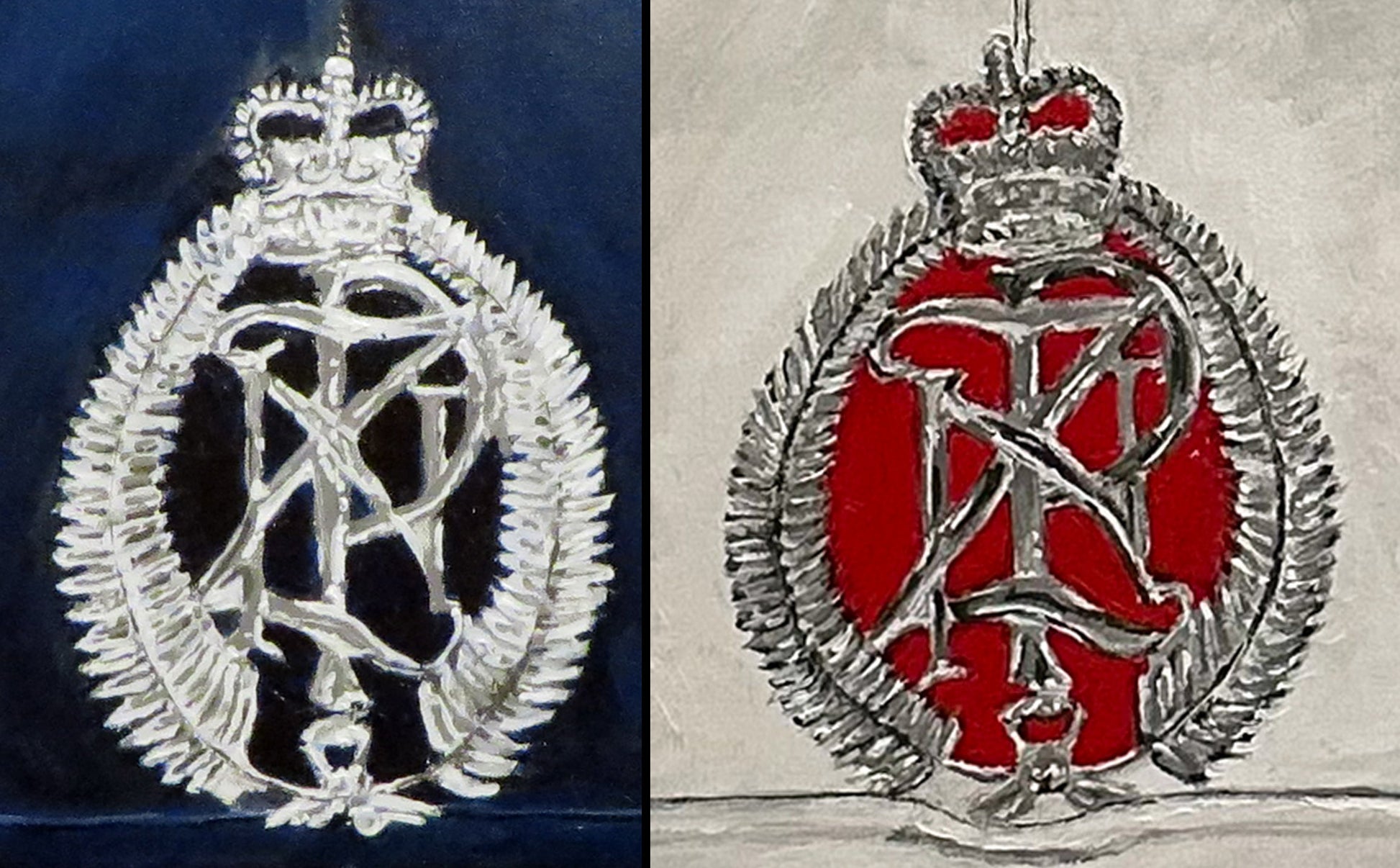 New Zealand Police Summer Helmet - Art goes to War