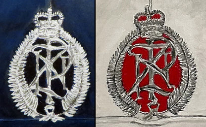 New Zealand Police Summer Helmet - Art goes to War
