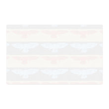 Patriotic Eagle Stripe Faux Linen Fabric — By the Yard - Art goes to War