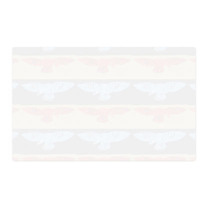 Patriotic Eagle Stripe Faux Linen Fabric — By the Yard - Art goes to War