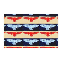 Patriotic Eagle Stripe Faux Linen Fabric — By the Yard - Art goes to War