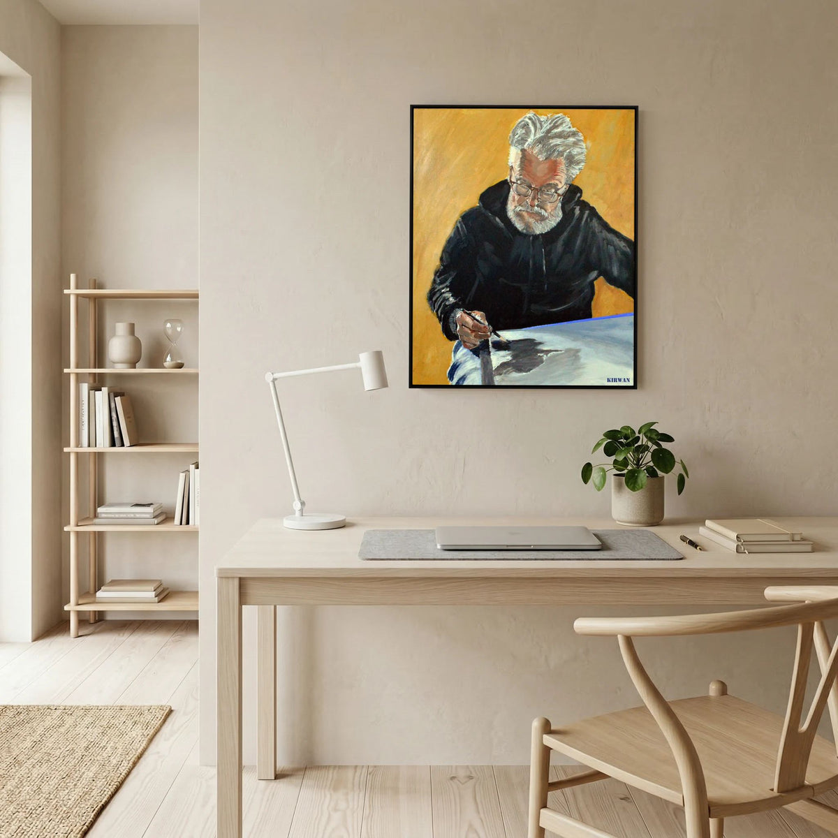 Portrait of the Artist. "Large" Art Print - Art goes to War