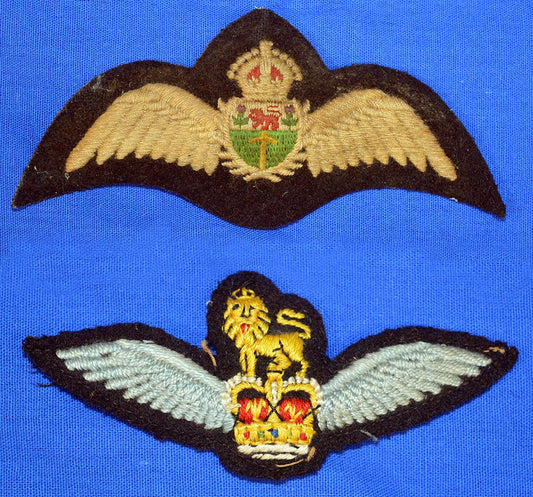 RAF Wings: Royal Rhodesian Air Force and RAF Glider Regiment. Photograph - Art goes to War