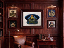Art print featuring Royal Air Force Pilot Wings and Shoulder Sleeve Insignia