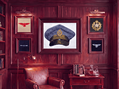 Royal Air Force, WW2 Ordinary Airman Visor Cap - Art goes to War