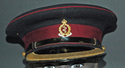 Royal Army Medical Corps (RAMC) WW2 Undress Visor Cap. - Art goes to War