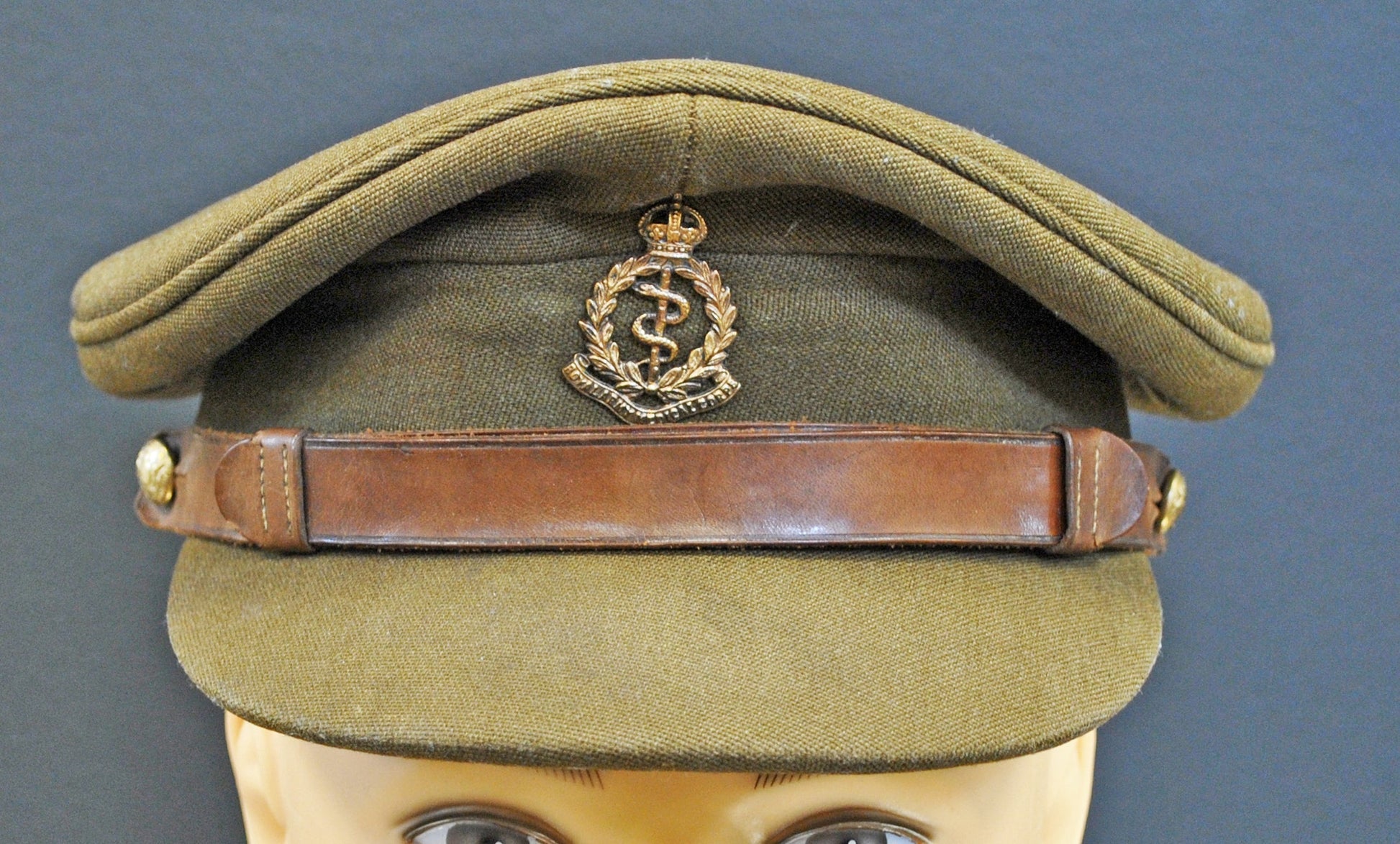 Royal Army Medical Corps (RAMC) WW2 Visor Cap. - Art goes to War