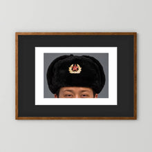 Russian Ushanka, Military with Soviet Army Insignia — photograph presentation mockup