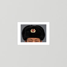 Russian Ushanka, Military with Soviet Army Insignia — photograph presentation mockup