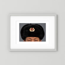 Russian Ushanka, Military with Soviet Army Insignia — photograph presentation mockup