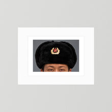 Russian Ushanka, Military with Soviet Army Insignia — photograph presentation mockup