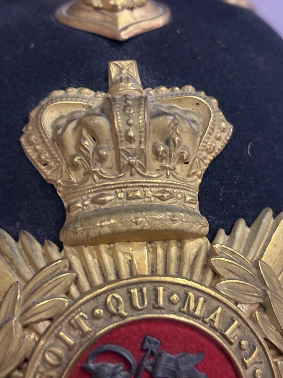 Victorian Queen’s Royal West Surrey Regiment Home Service Helmet
