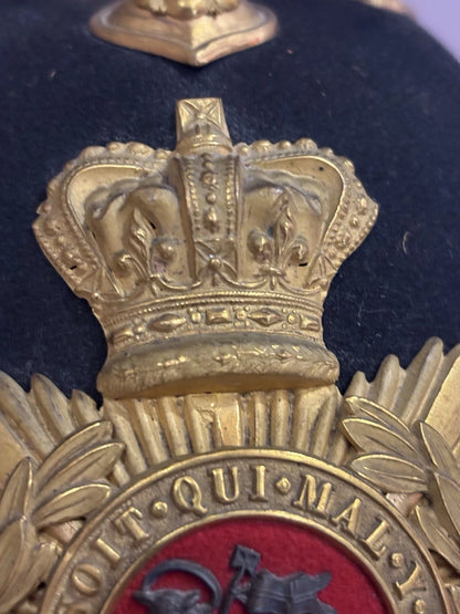 Victorian Queen’s Royal West Surrey Regiment Home Service Helmet