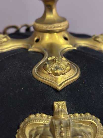 Victorian Queen’s Royal West Surrey Regiment Home Service Helmet