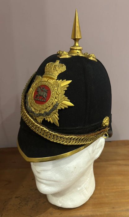 Victorian Queen’s Royal West Surrey Regiment Home Service Helmet