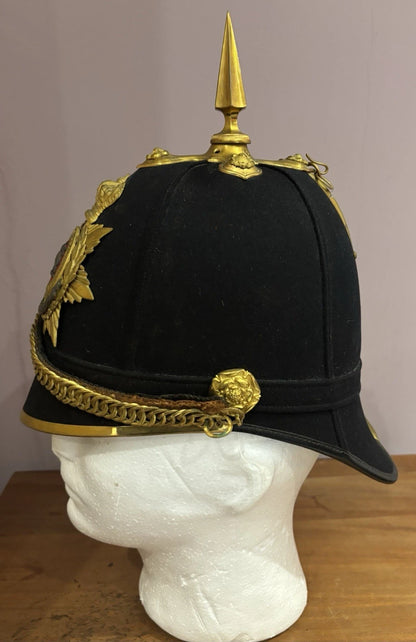 Victorian Queen’s Royal West Surrey Regiment Home Service Helmet