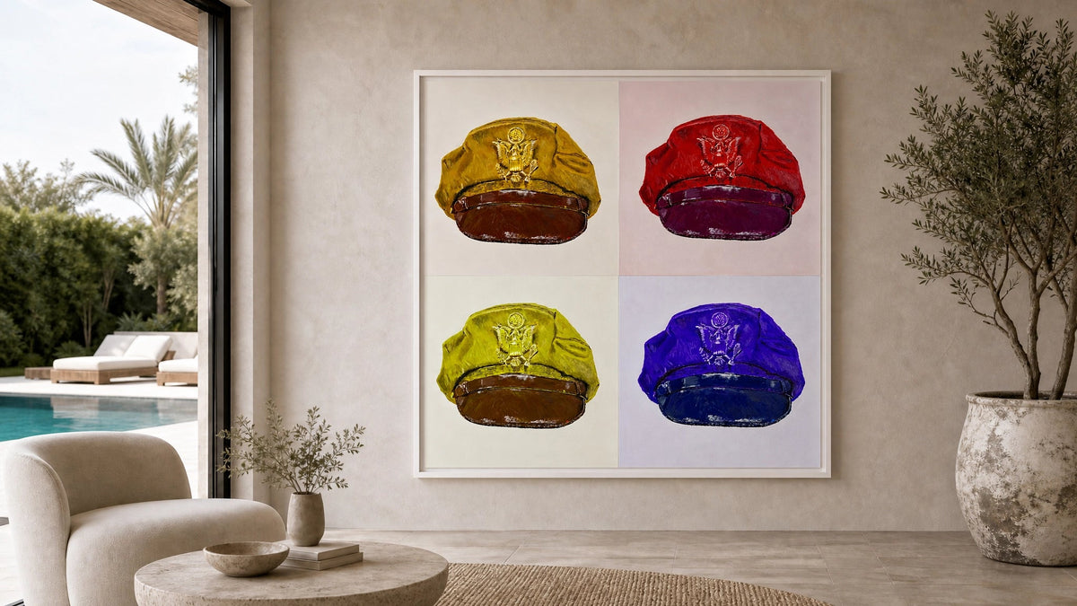 Artwork featuring Screen-print type images