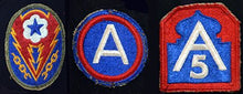 Composite image showing Shoulder Sleeve Insignia, US Army WW2