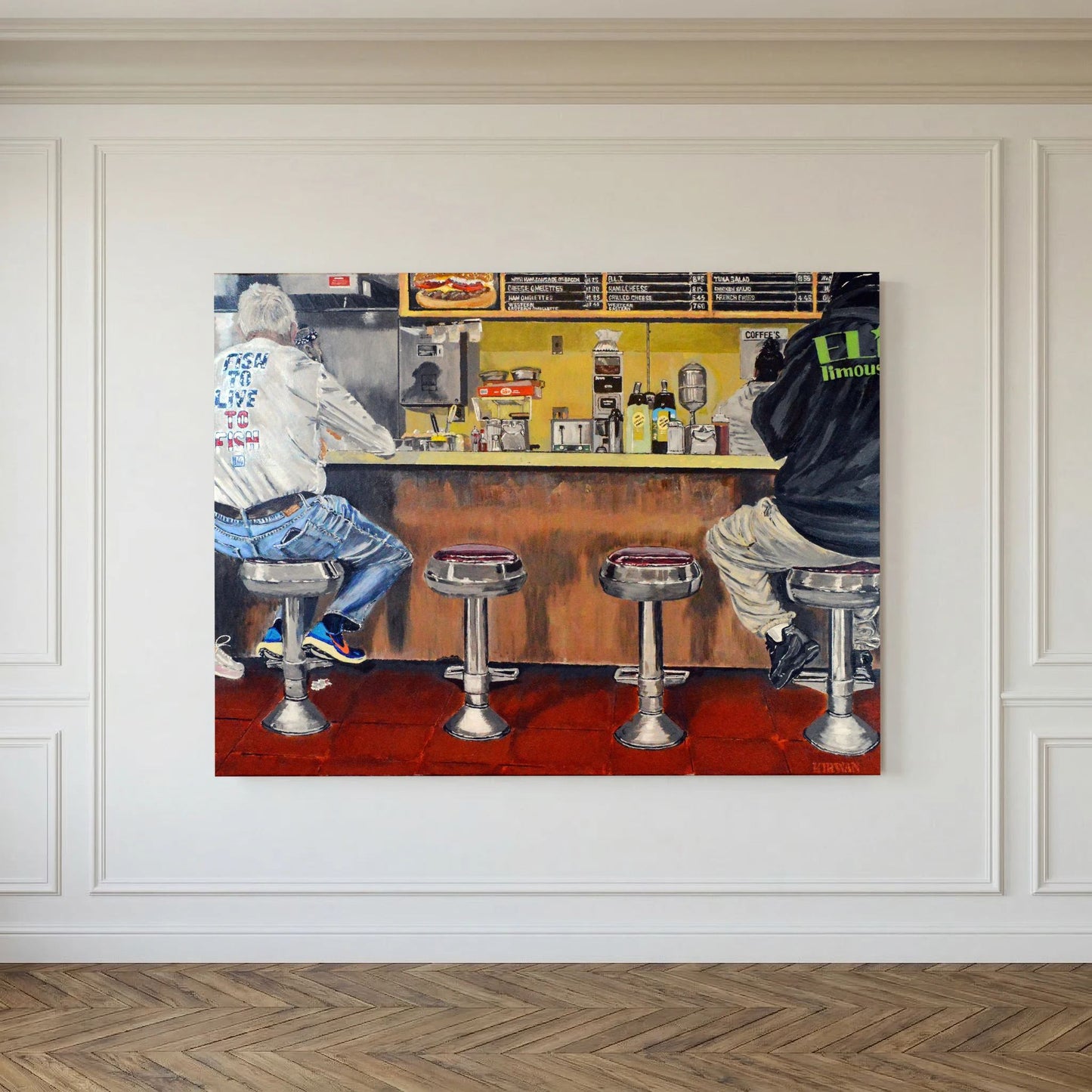 Speedy Donuts, Norwalk, October 25, 2025 with Menu. Art Print - Light Version - Art goes to War