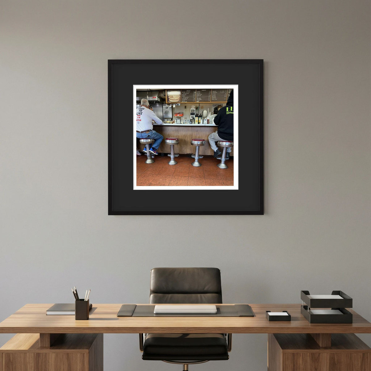Speedy Donuts — photograph presentation mockup