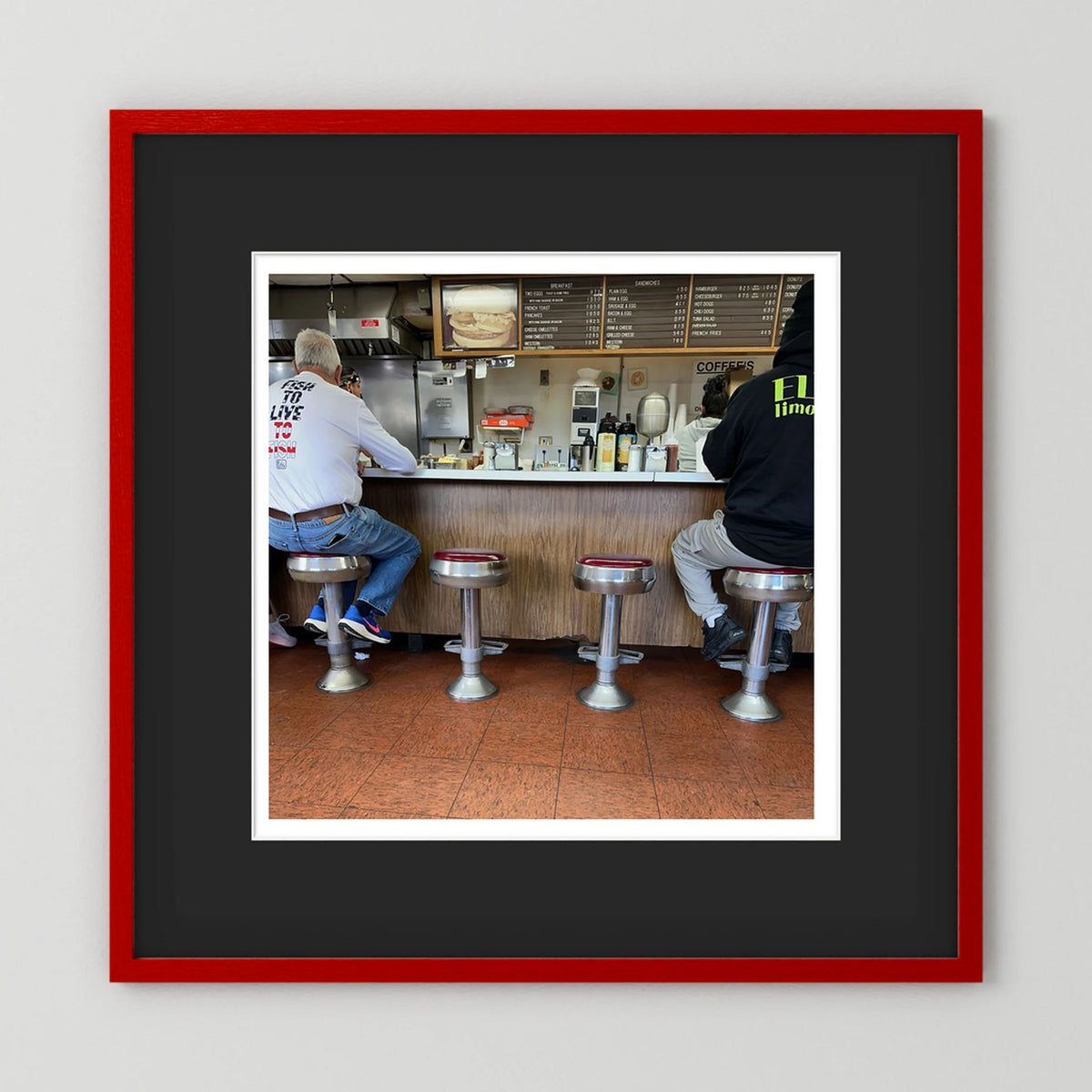 Speedy Donuts — photograph presentation mockup