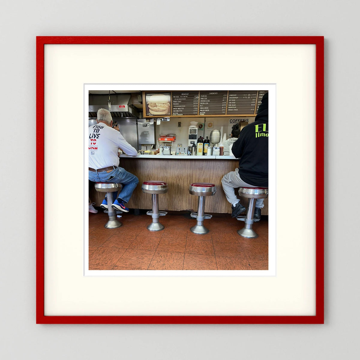 Speedy Donuts — photograph presentation mockup