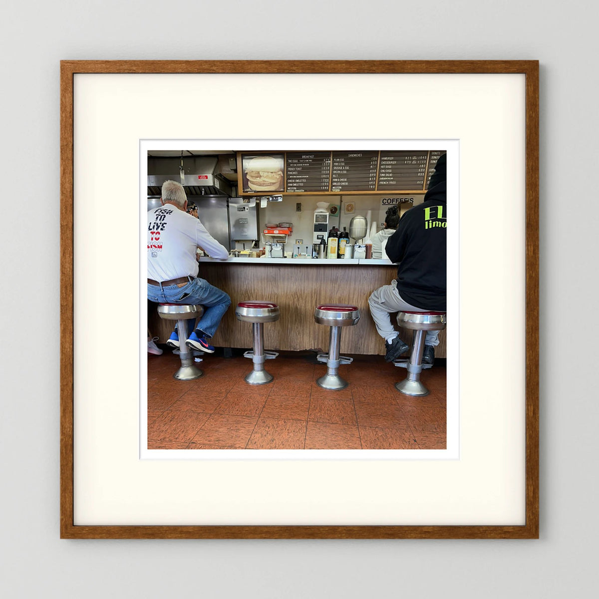 Speedy Donuts — photograph presentation mockup