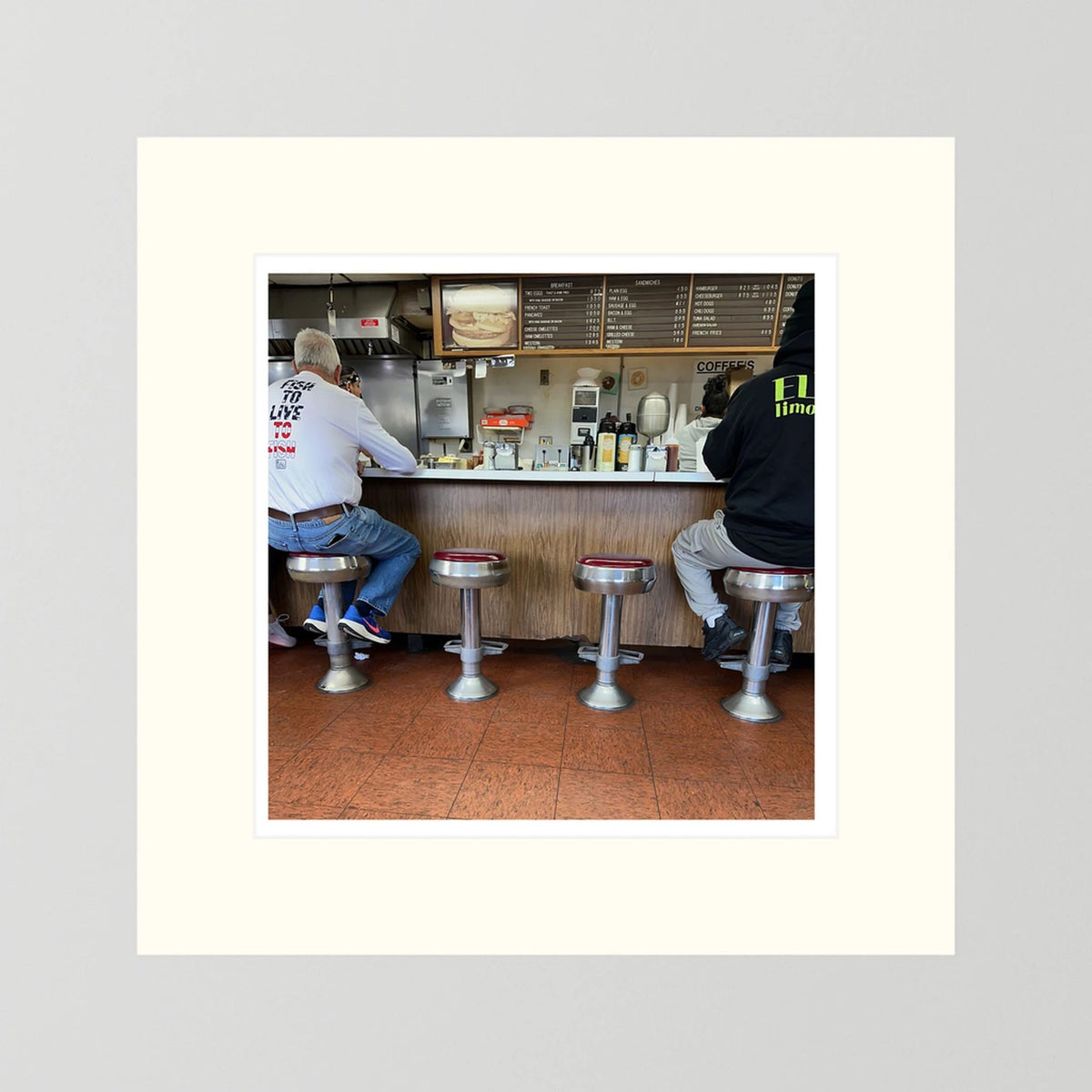 Speedy Donuts — photograph presentation mockup