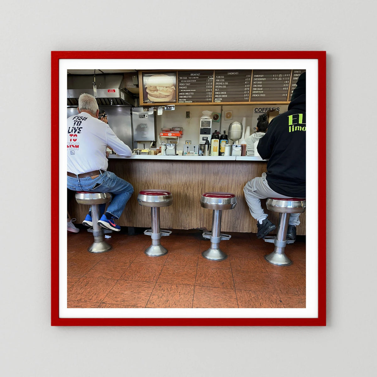 Speedy Donuts — photograph presentation mockup