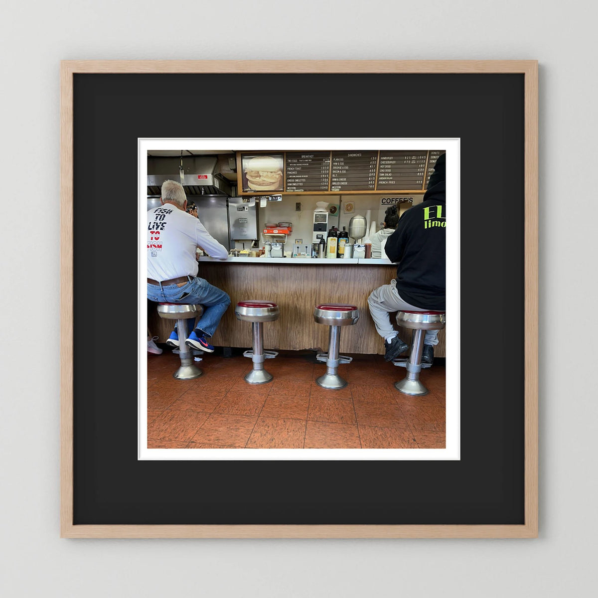 Speedy Donuts — photograph presentation mockup