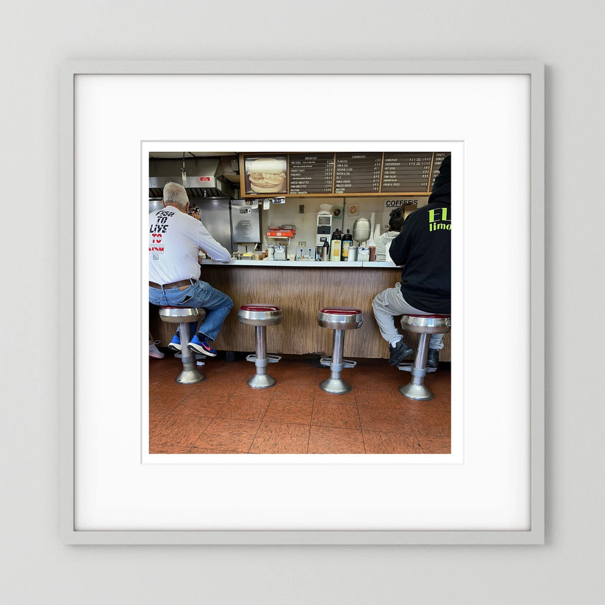Speedy Donuts — photograph presentation mockup