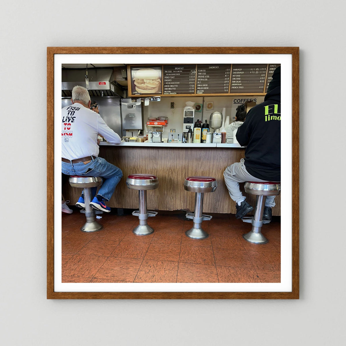 Speedy Donuts — photograph presentation mockup
