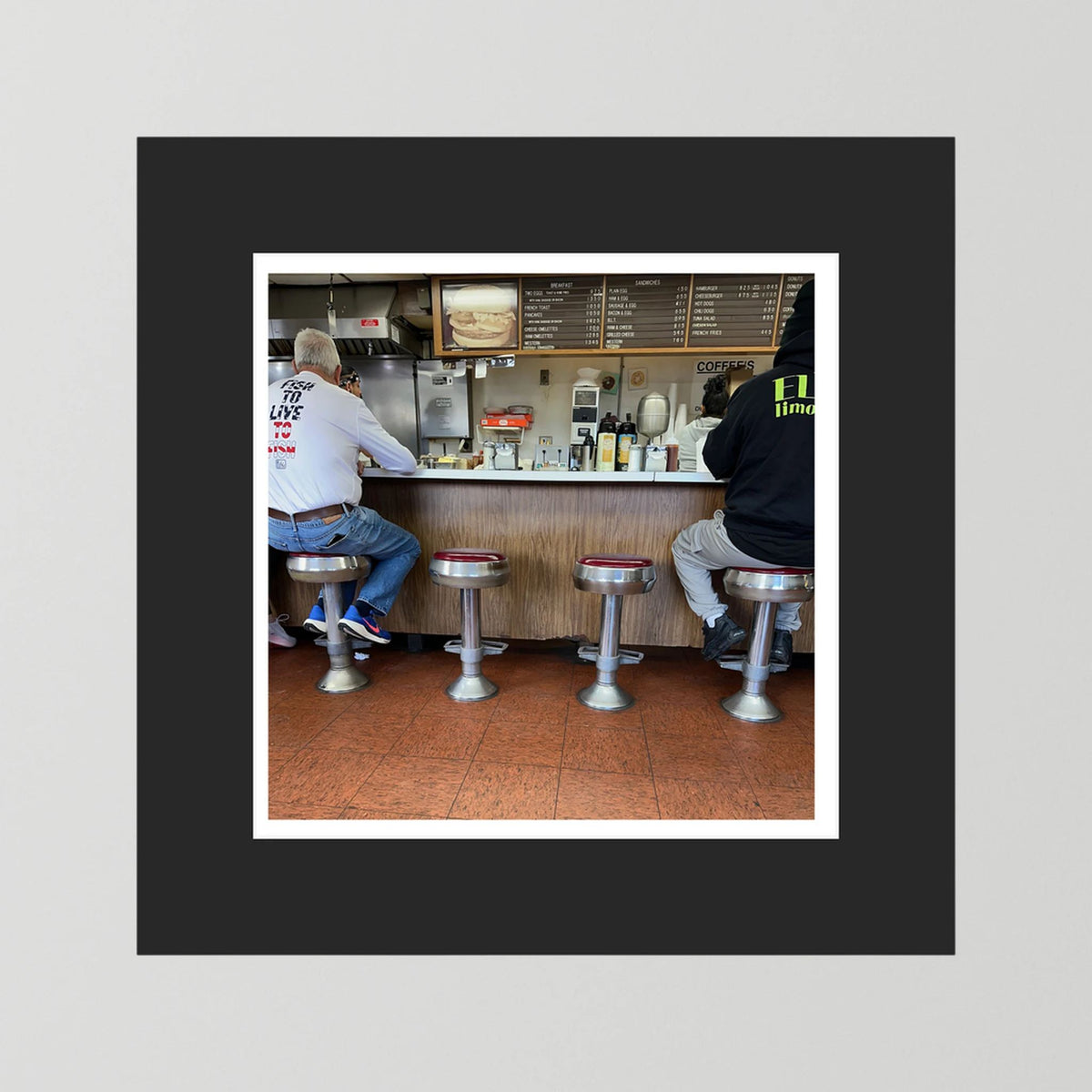 Speedy Donuts — photograph presentation mockup