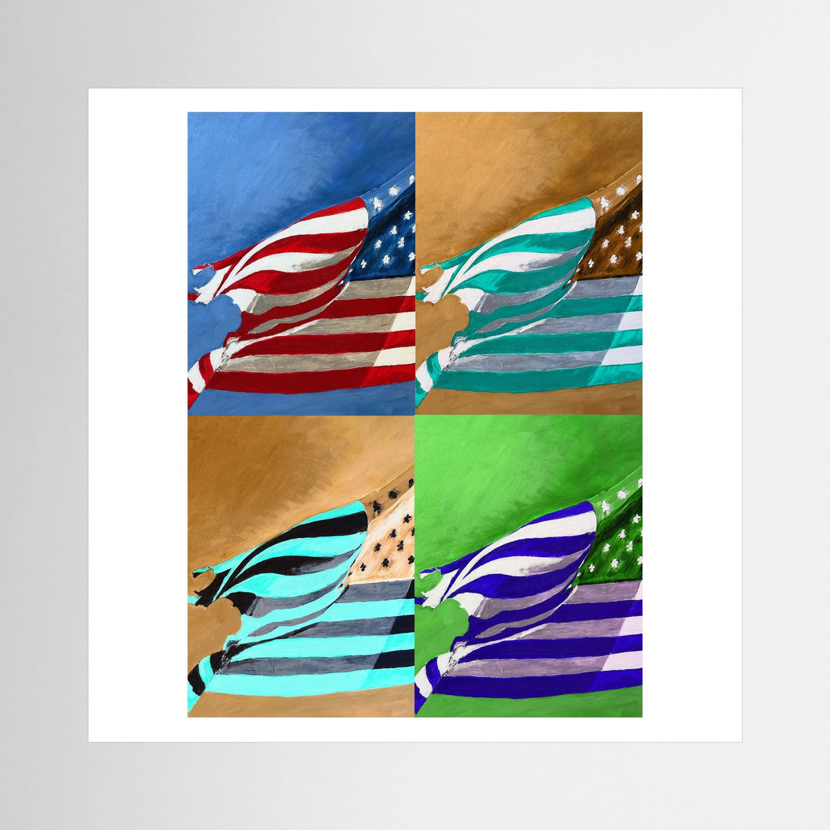 Stars & Stripes — composite presentation mockup