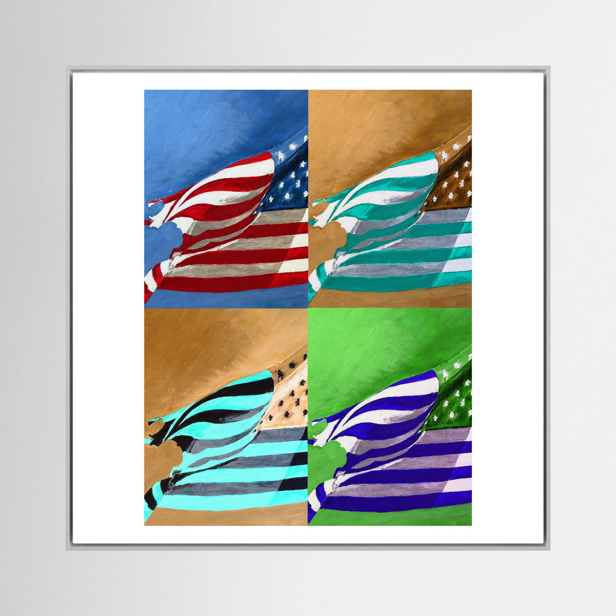 Stars & Stripes — composite presentation mockup